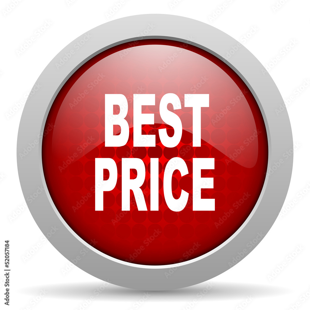 best price red circle web glossy icon best price red circle web glossy icon