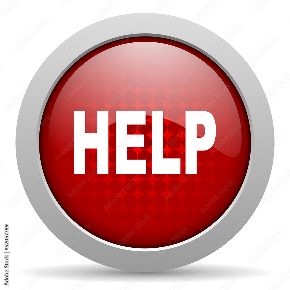 help red circle web glossy icon help red circle web glossy icon