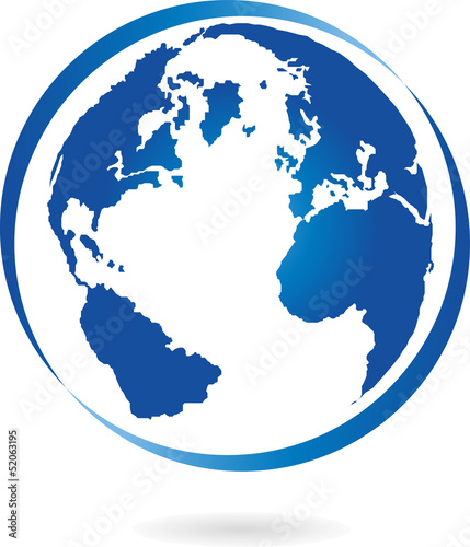 Erde, Globus, Weltkugel, Logo, Zeichen