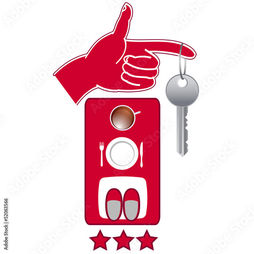 three stars red