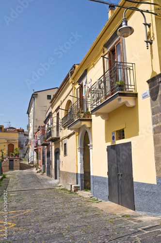 Alleyway. Melfi. Basilicata. Italy.