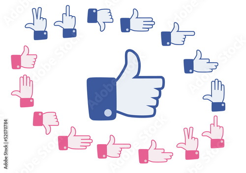 i like, like button set
