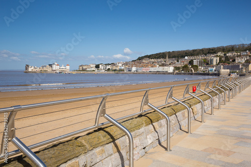 Weston-super-Mare beach and seafront Somerset England UK photo