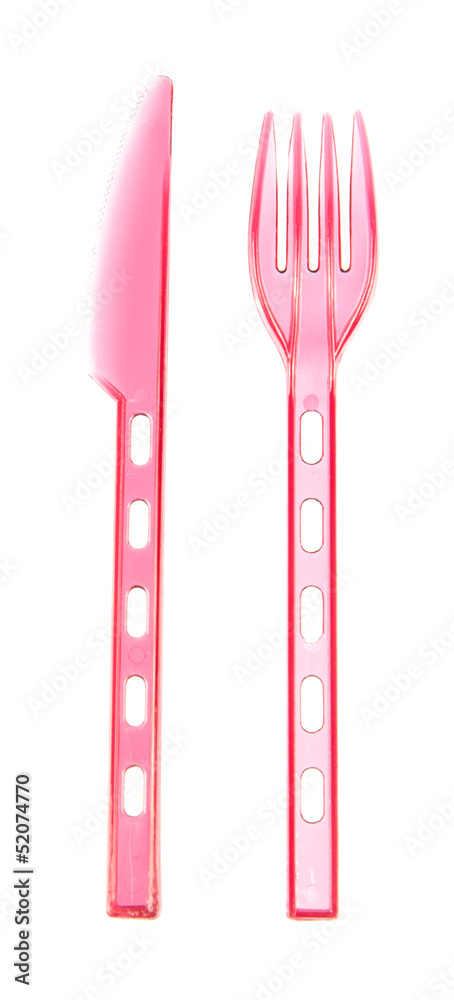 plastic fork, spoon and knife isolated plastic fork, spoon and knife isolated