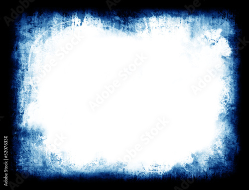 Contorno, cornice, frame di colore blu