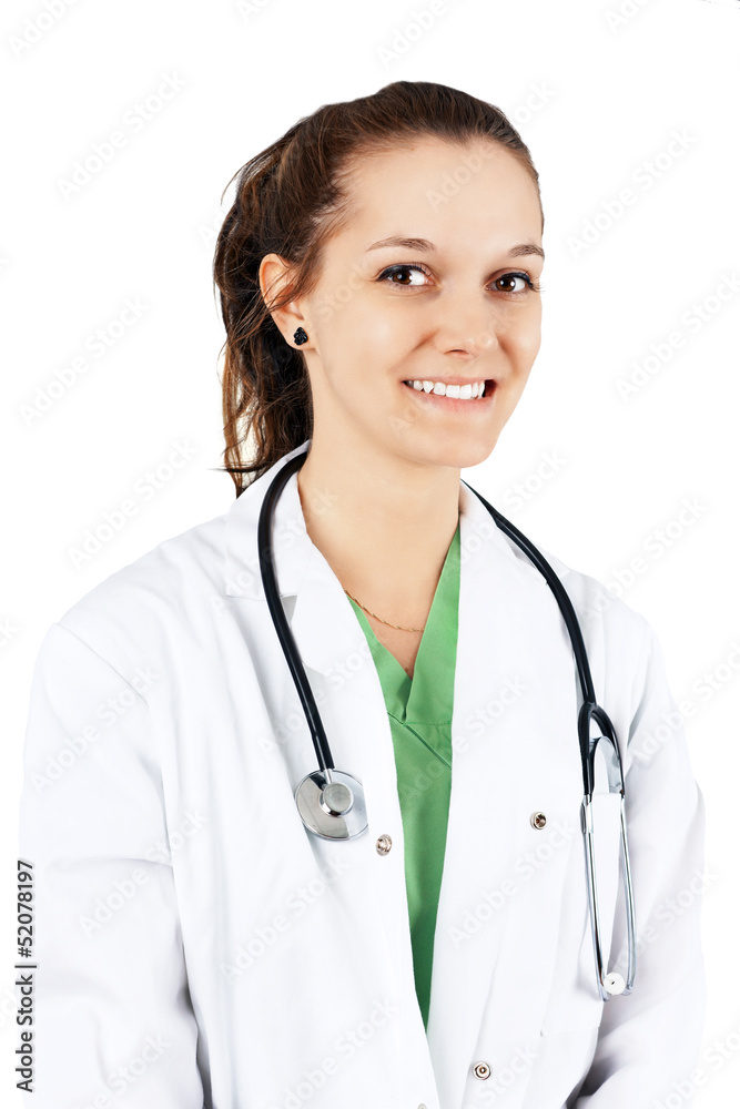 Portrait of young female doctor