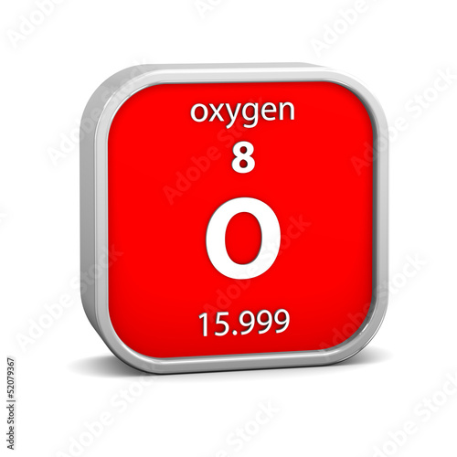 Oxygen material sign