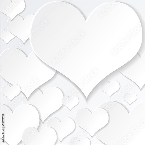 Vector Heart Background