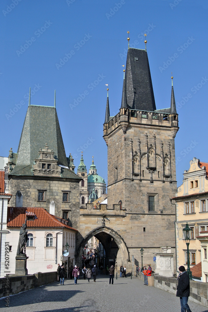 Fototapeta premium Tor karlsbrücke