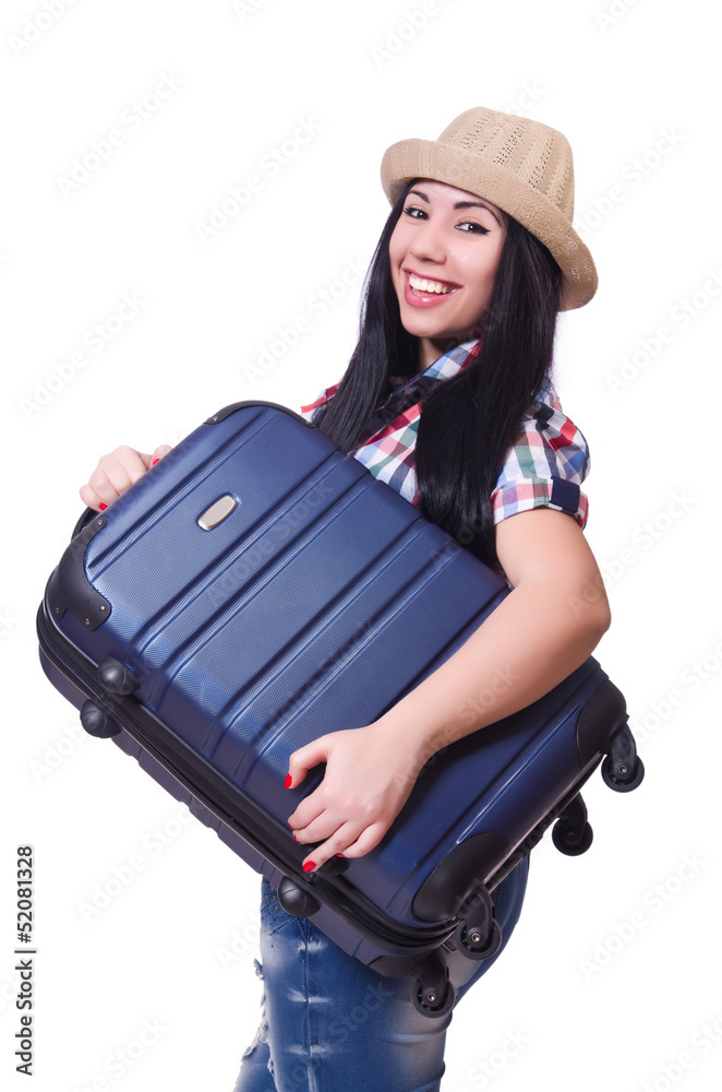 Woman preparing for summer vacation Woman preparing for summer vacation