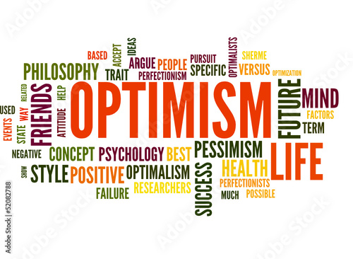Optimism (english tag cloud)