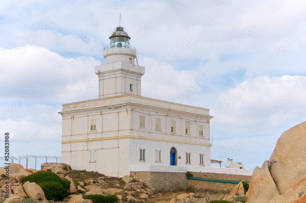 Capo Testa Lighthouse, Sardinia, Italy