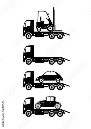 Tow truck icons