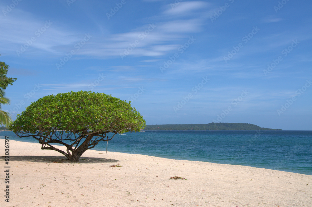 Playa desierta de Filipinas