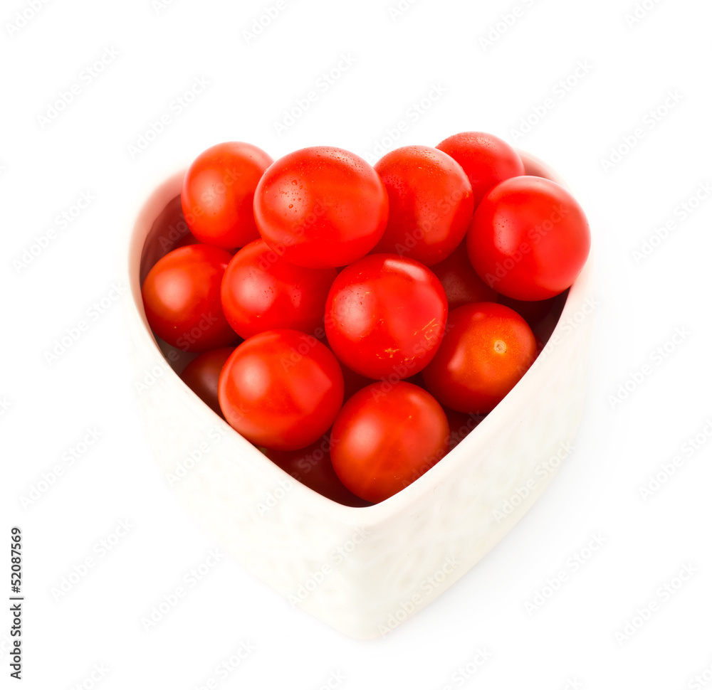 fresh tomatos in a heart shape fresh tomatos in a heart shape