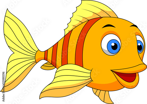 Cute fish cartoon