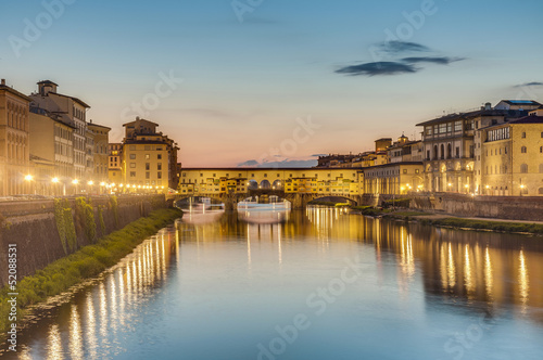 The Ponte Vecchio (Old Bridge) in Florence, Italy. © Anibal Trejo