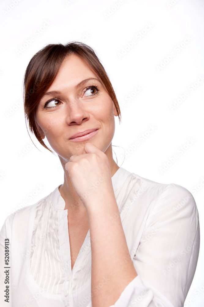 Young woman thinking Young woman thinking