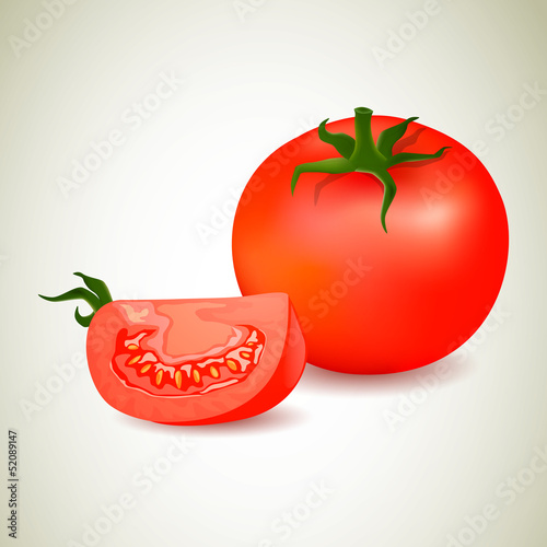 Vector Illustration of Tomatos