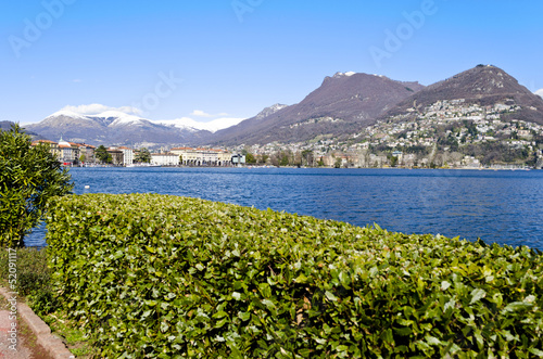 Lakefront of Lugano