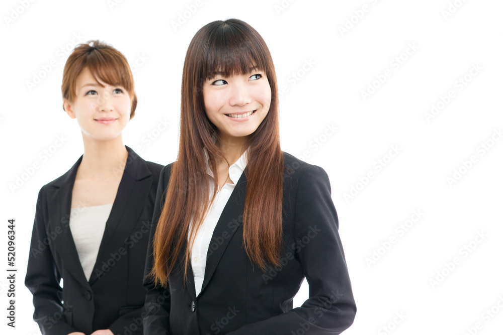 Beautiful asian businesswomen isolated on white background Beautiful asian businesswomen isolated on white background