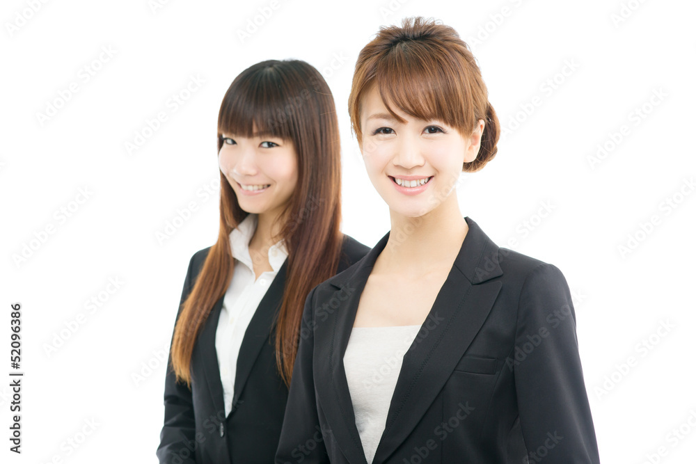 Beautiful asian businesswomen isolated on white background Beautiful asian businesswomen isolated on white background