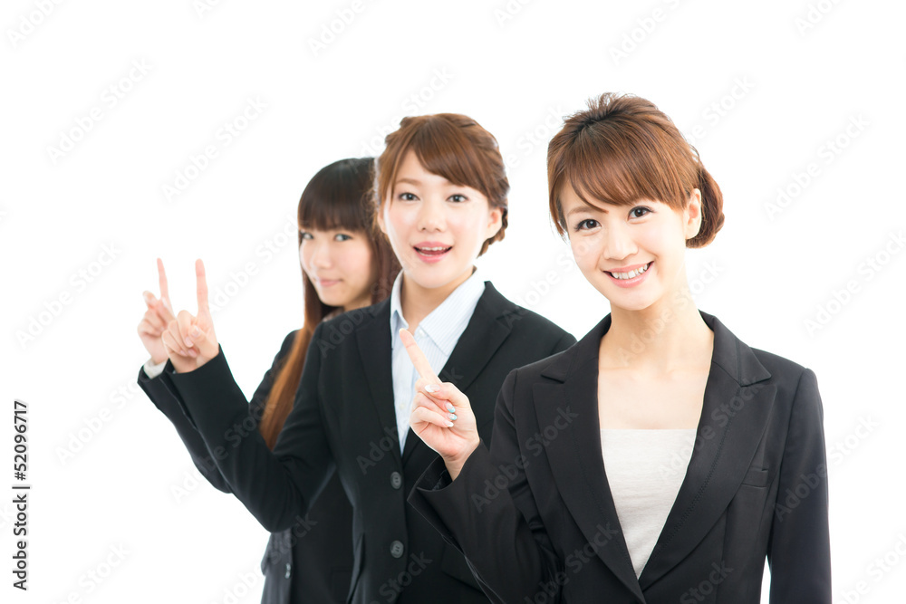 Beautiful asian businesswomen isolated on white background Beautiful asian businesswomen isolated on white background