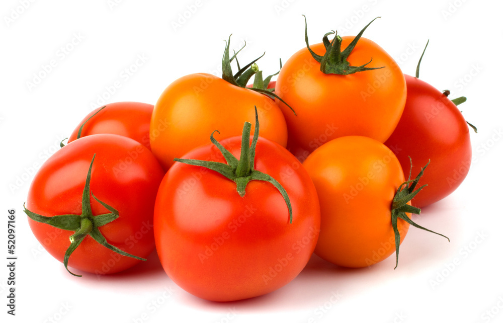 Ripe Tomato isolated on white background Ripe Tomato isolated on white background
