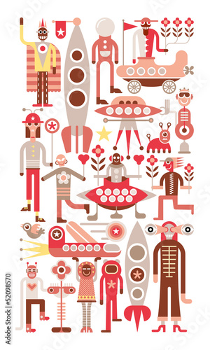 Humans and Aliens