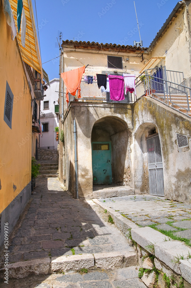 Alleyway. Melfi. Basilicata. Italy.