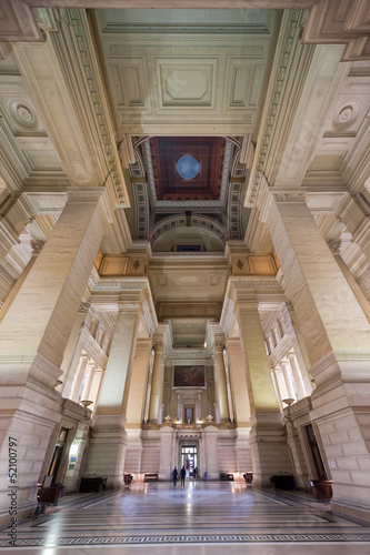 Bruxelles, Belgium - April, 4 2013: Palace of Justice (Palais de