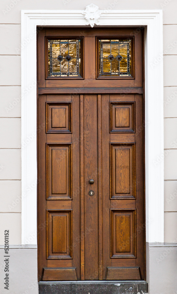 Obraz premium wood old door.