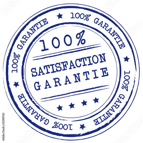 Tampon satisfaction garantie photo