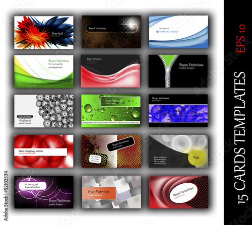 15 business cards templates