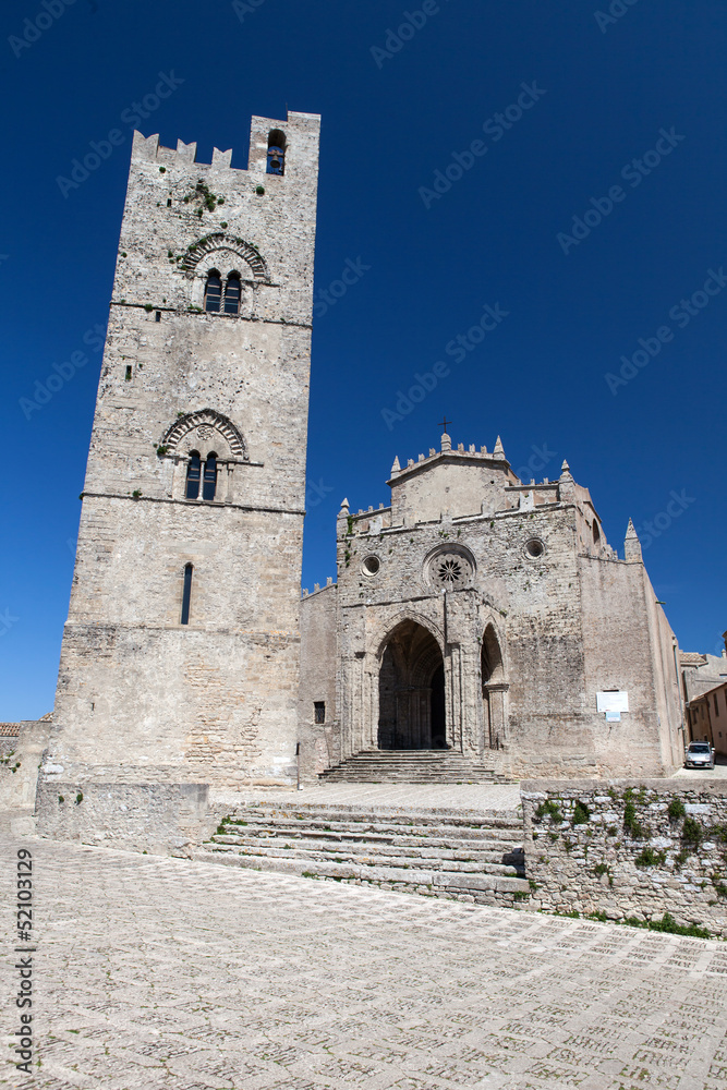 Medieval Catholic Church Chiesa Matrice in Erice, Sicily