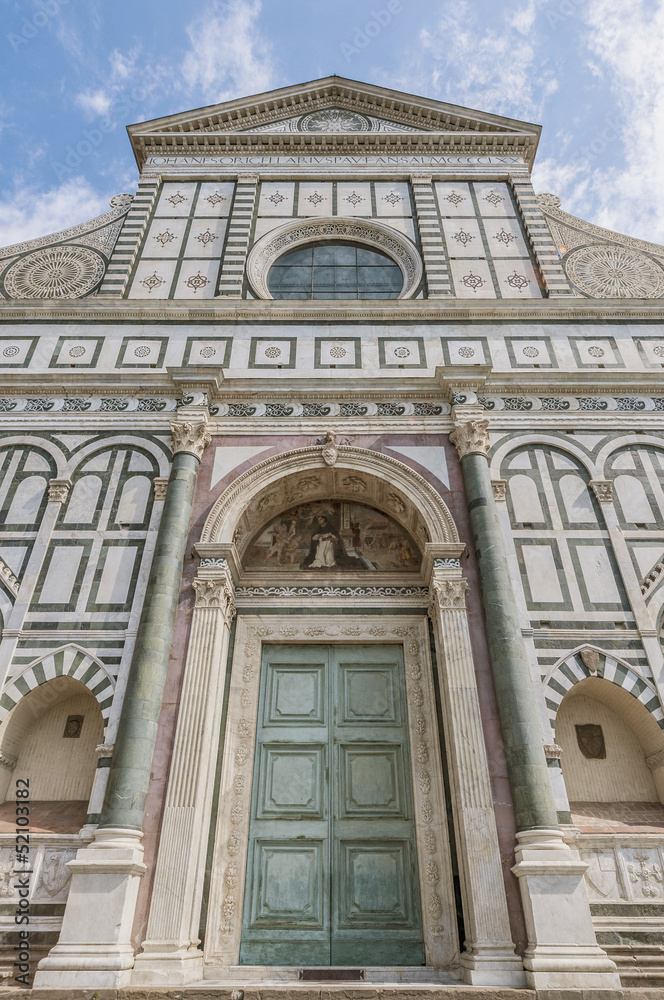 Santa Maria Novella church in Florence, Italy