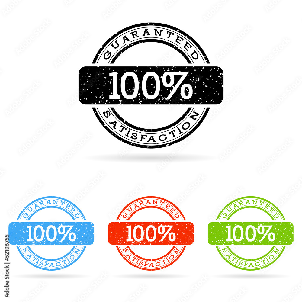 Obraz premium Vector guaranteed stamps