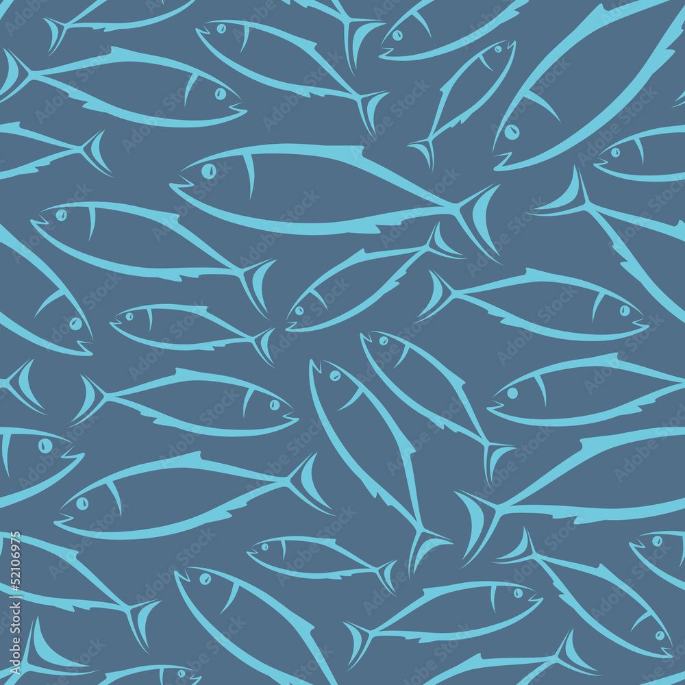 seamless background with fish seamless background with fish