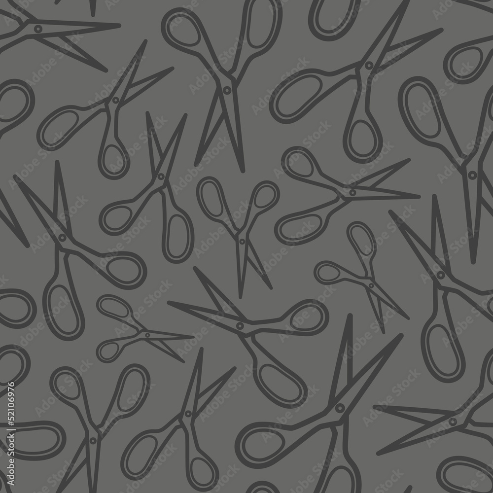 seamless background with scissors seamless background with scissors