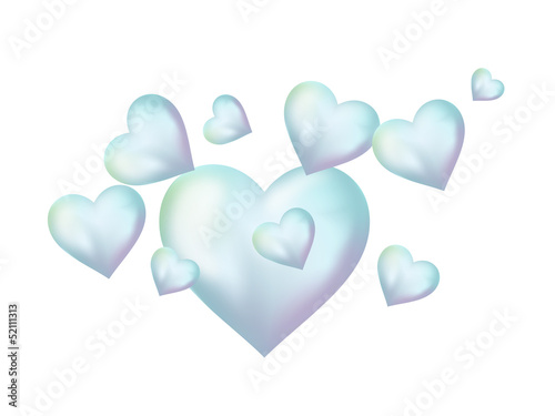 coeurs bulle