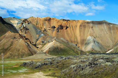 Landmannalaugar colored rainbow mountains, Iceland