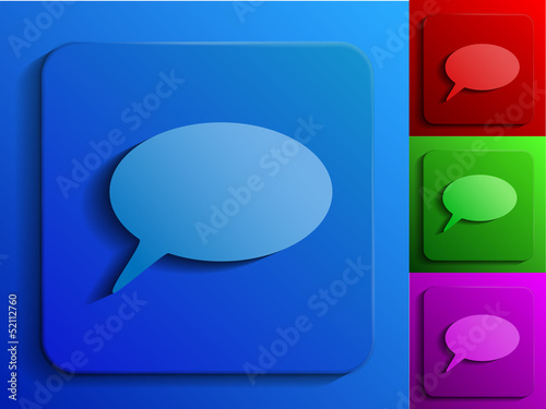 speech monochrome icons
