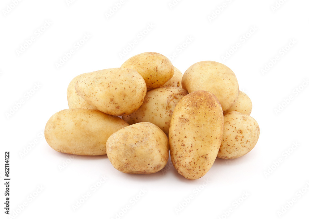 Young potatoes with clipping path Young potatoes with clipping path
