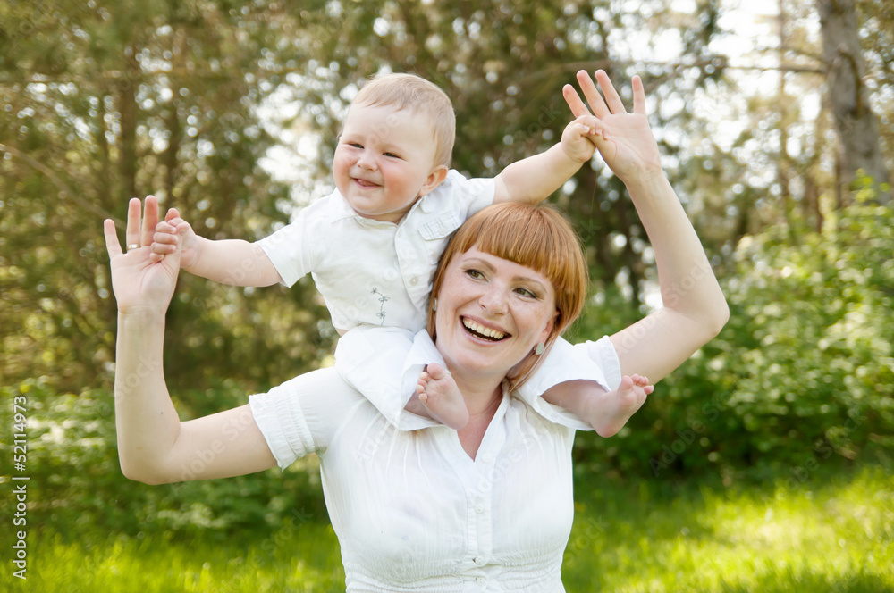 Mother with  child