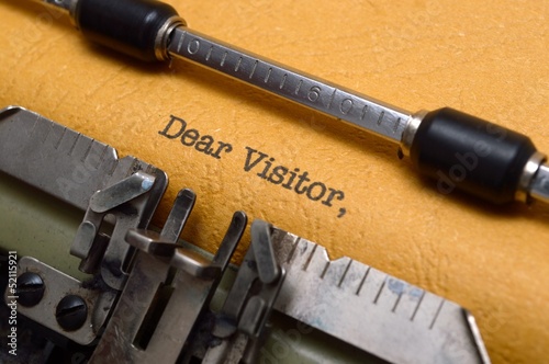 Dear visitor