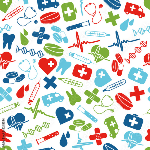 medical seamless pattern