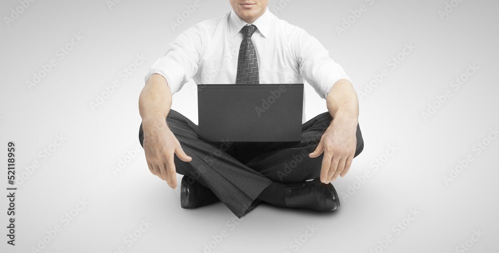 businessman with notebook businessman with notebook