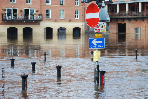 Flooded York