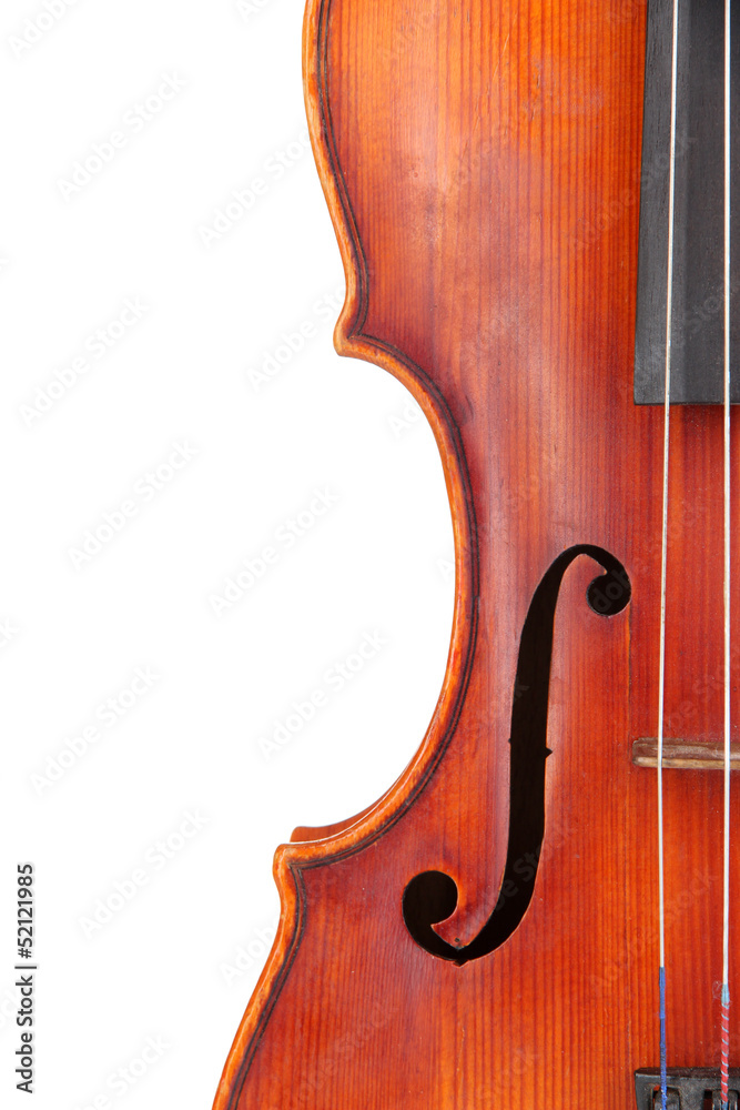 Classical violin isolated on white Classical violin isolated on white