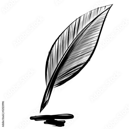 Quick sketch feather
